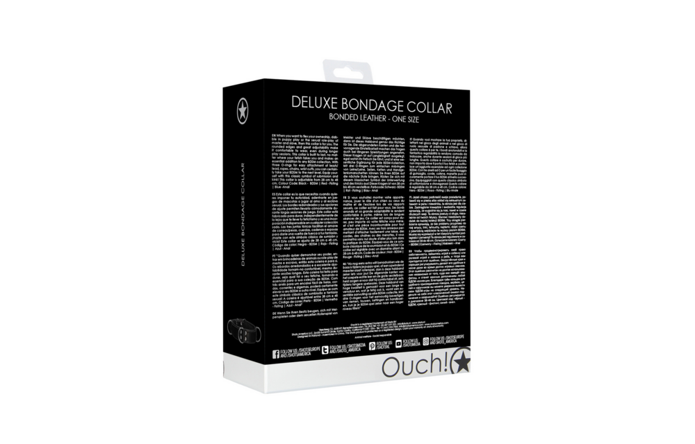 Deluxe Bondage Collar - One Size