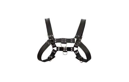 Bulldog Leather Chest Harness - S/M