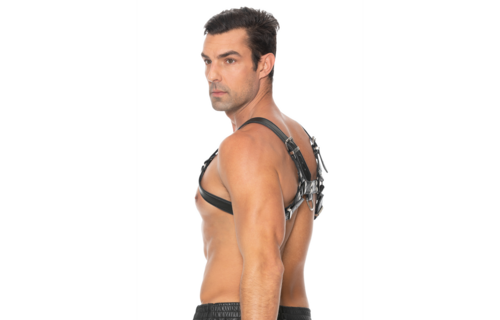 Bulldog Leder Brustgeschirr - S/M