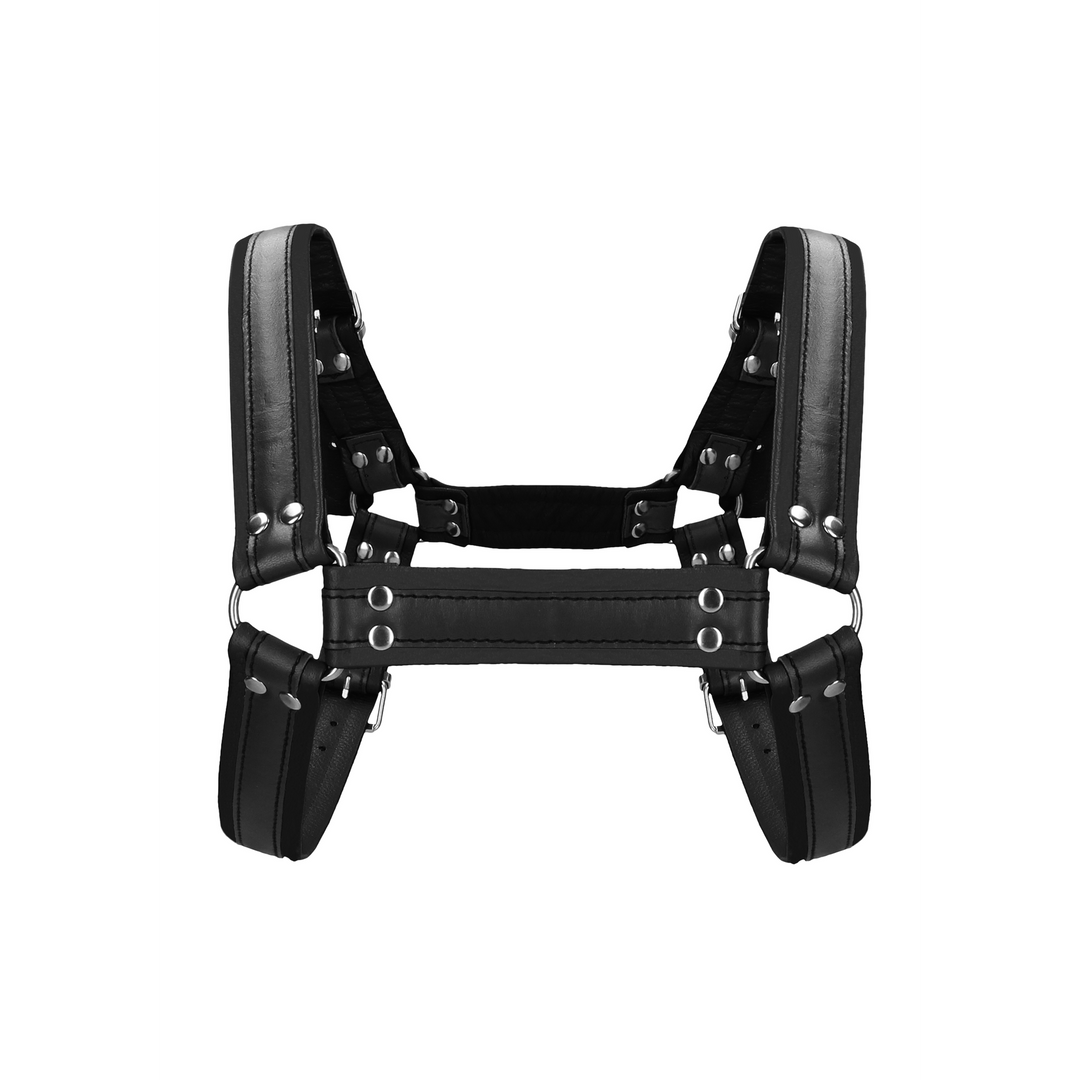 Leren Bulldog Harnas S/M – Stoer, Verstelbaar & Komfortabel