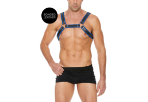 Leather Bulldog Harness L/XL With Buckles – Cool & Comfortable