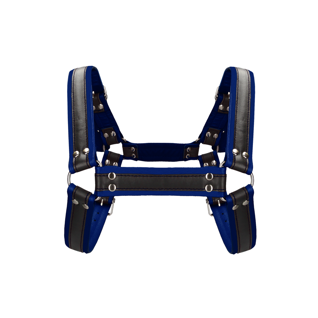 Leder-Bulldog-Rüstung L/XL mit Schnallen – Cool & bequem