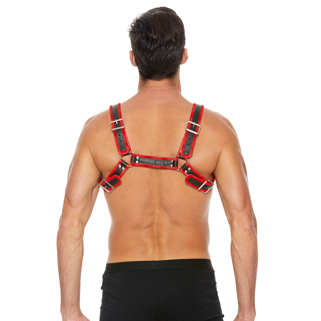 Leren Bulldog Harnas S/M | Stoer & Verstelbaar Fetish Harnas