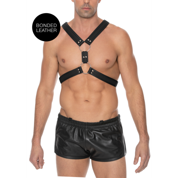 Stoer Schots Leren Harnas S/M Met Rvs Ringen – Bdsm Gear