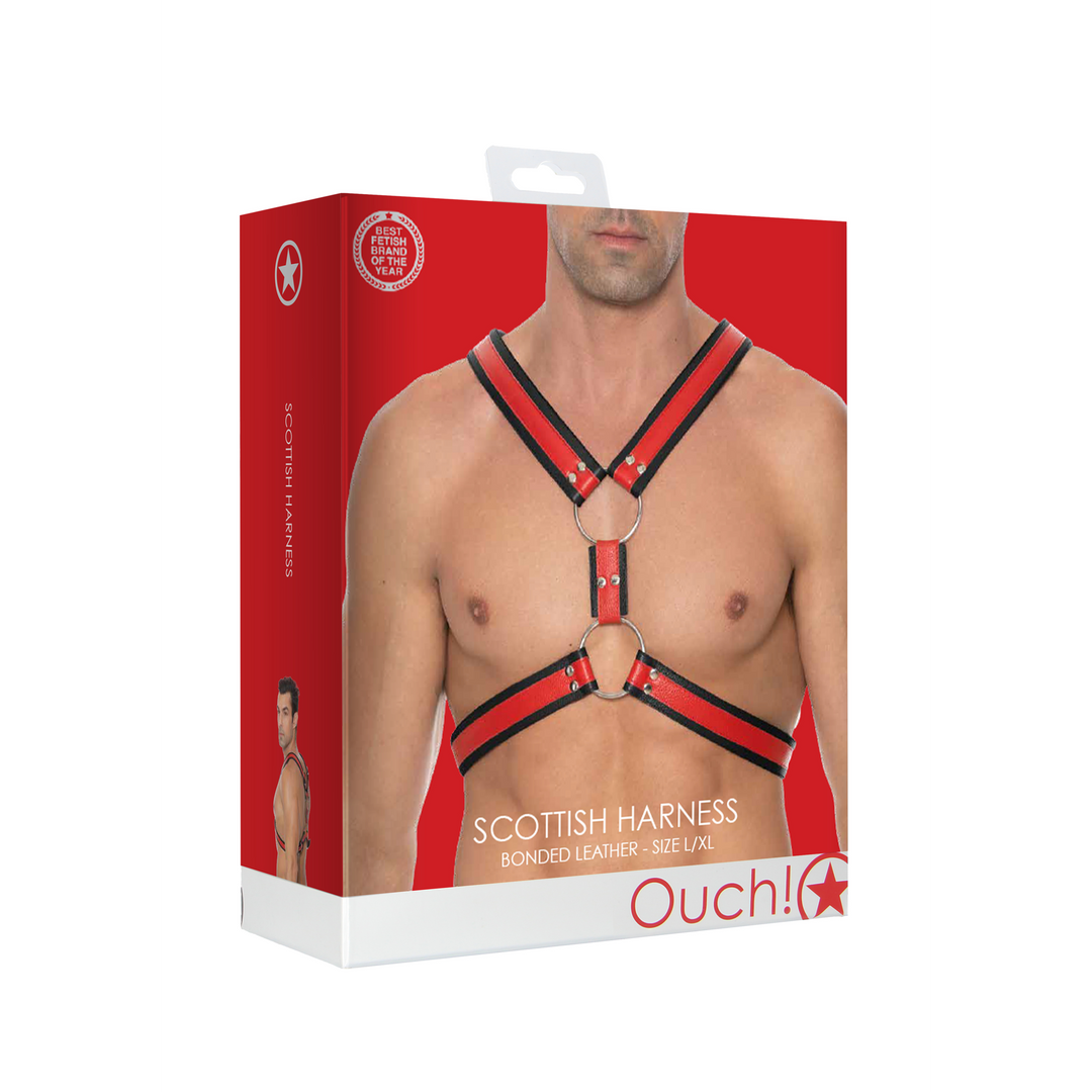 Schotse Leren Harnas - L/XL