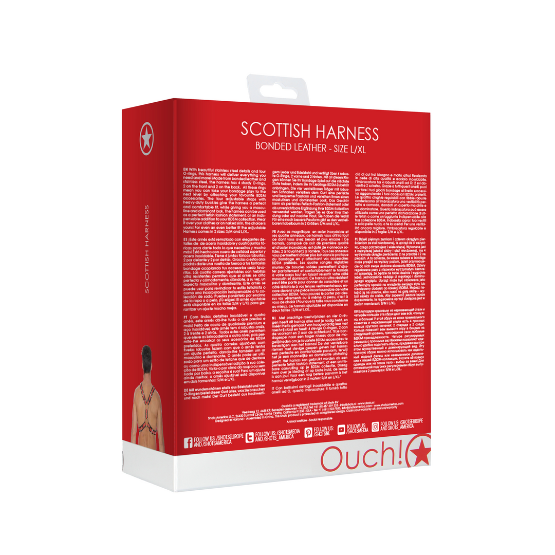 Schottisches Leder Geschirr - L/XL