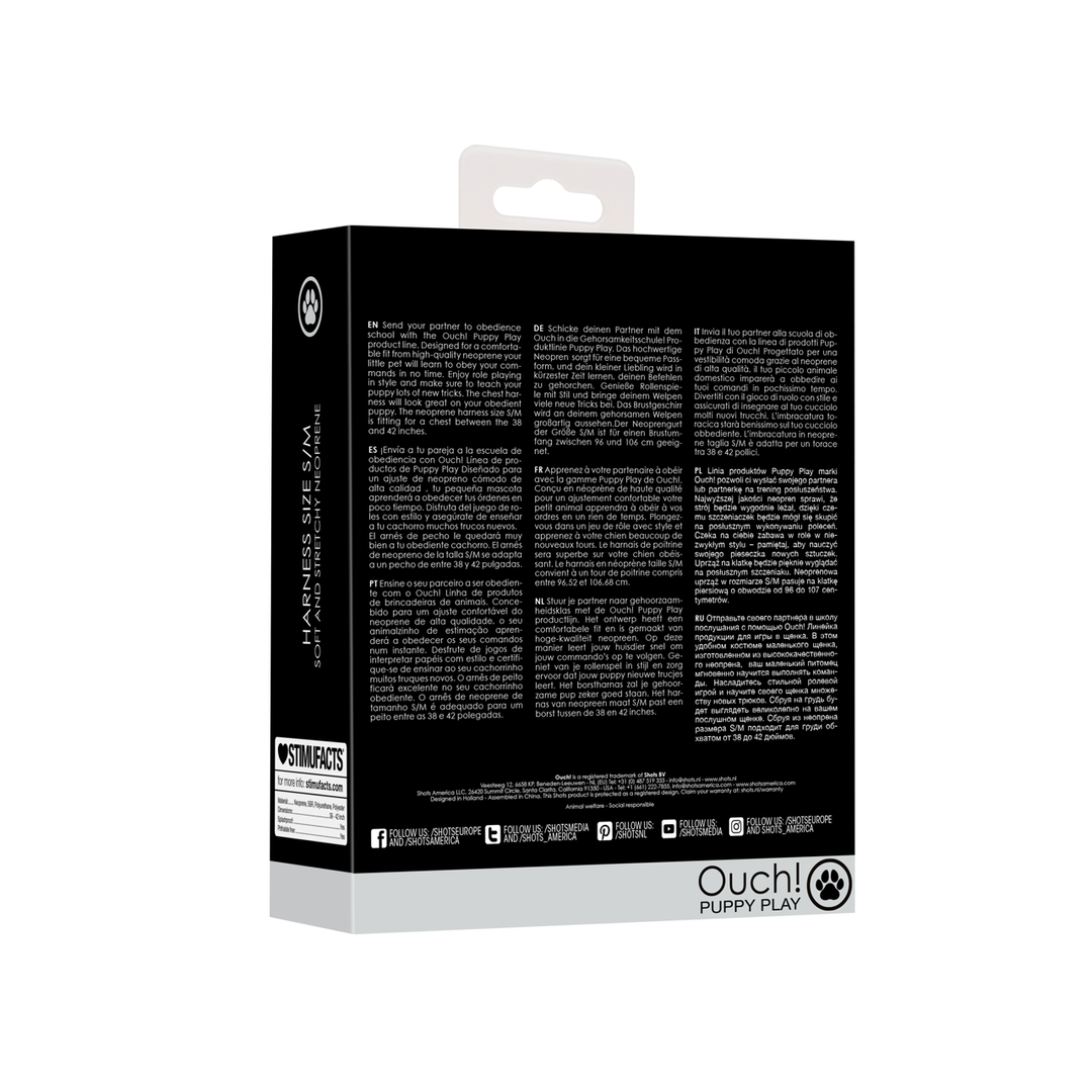 Neopren-Puppy-Harness S/M – Bequem & strapazierfähig