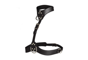 Vixen Feminine Chest Harness Black – Sexy & Vegan