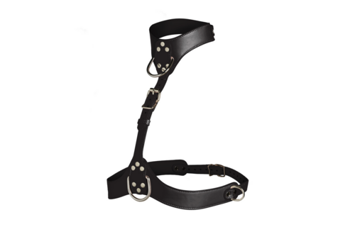 Vixen Feminines Brustgeschirr Schwarz – Sexy & Vegan