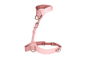 Vixen Rose Vegan Chest Harness Pink - Stylish & Sustainable