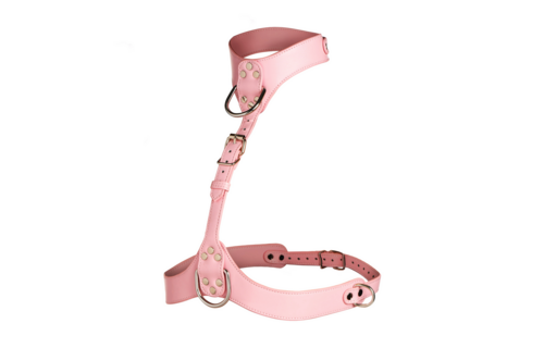 Vixen Rose Veganes Brustgeschirr Rosa – Stilvoll & Nachhaltig