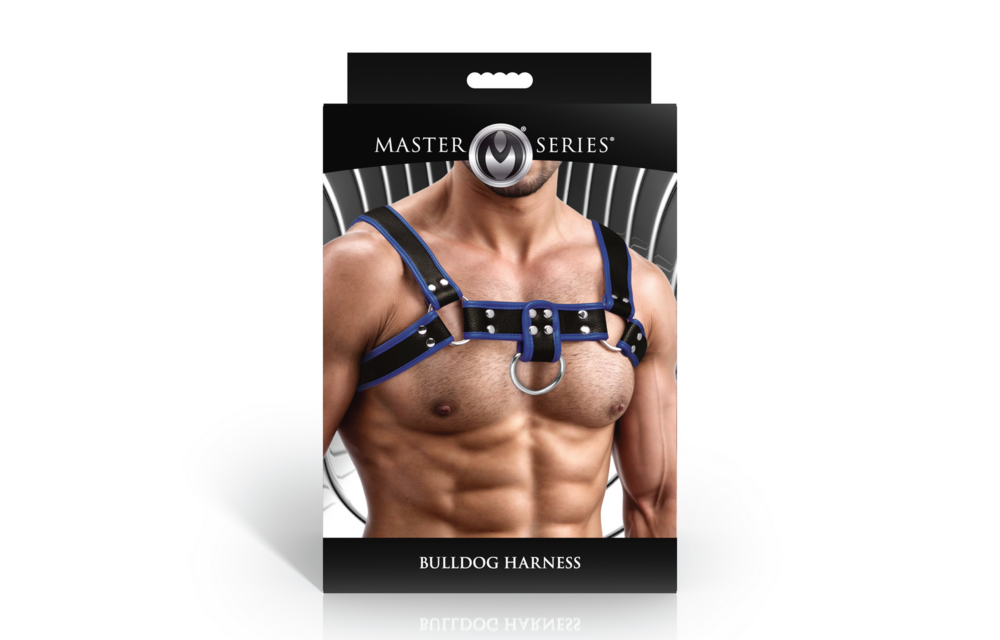 Bulldog-Harness Blau – Stark, bequem und verstellbar