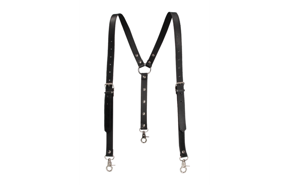 Cool Split Leather Suspenders for Men – Style & Comfort