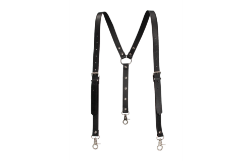 Stoere Split Leather Suspenders Voor Mannen – Stijl & Comfort