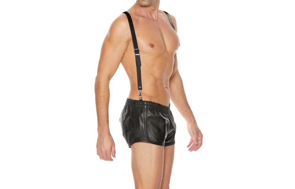 Coole Hosenträger aus Spaltleder für Männer – Stil & Komfort