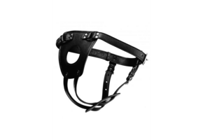 Ass Holster Anal Plug Harness | Tight Leather Domina Gear
