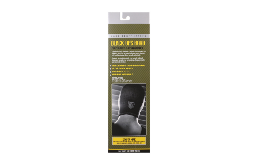 Black Ops Hoodie Schwarz – Bequemer & getarnter Neopren-Hoodie