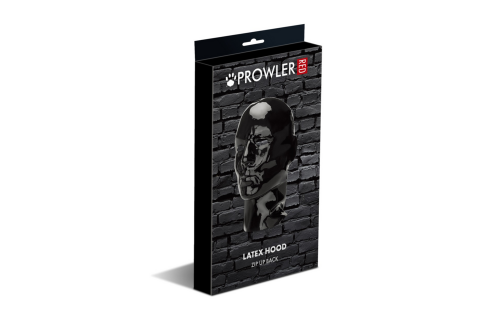 Latex Kap Zwart | Prowler Red Hood Voor Spanning & Comfort