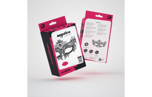 Mystica Black Lace Mask | Elegant & Seductive Accessory