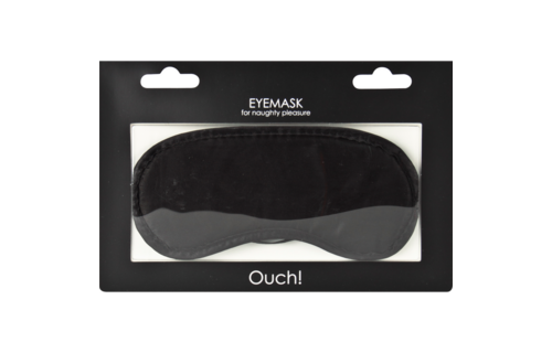 Zachte Oogmasker Zwart | Mysterie & Verleiding Ouch! By Shots