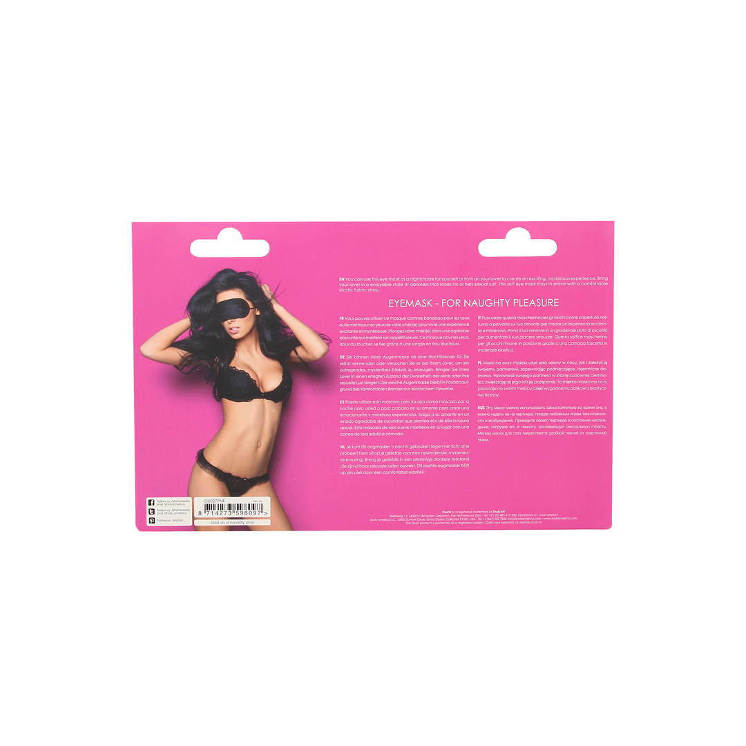 Soft Pink Eye Mask – Enhance Comfort & Intimacy