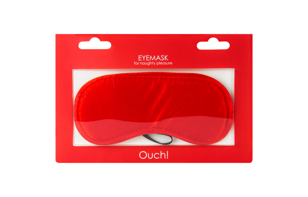 Zachte Oogmasker Rood | Mysterieus & Comfortabel Genot