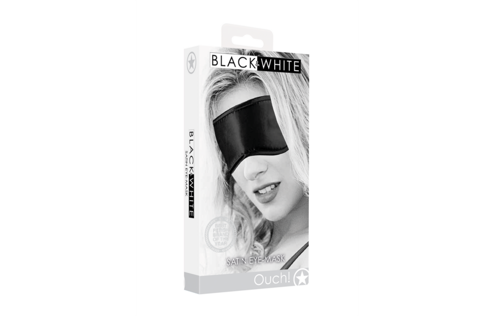 Satin Eye Mask Black | Experience Mystery & Passion