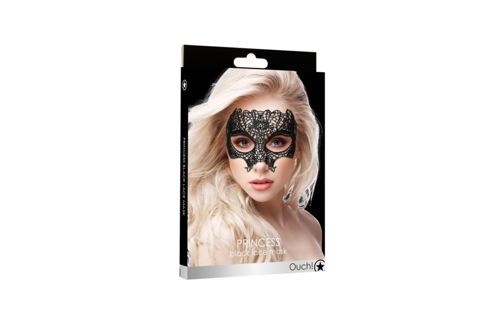 Princess Black Lace Mask – Elegant & Seductive Design