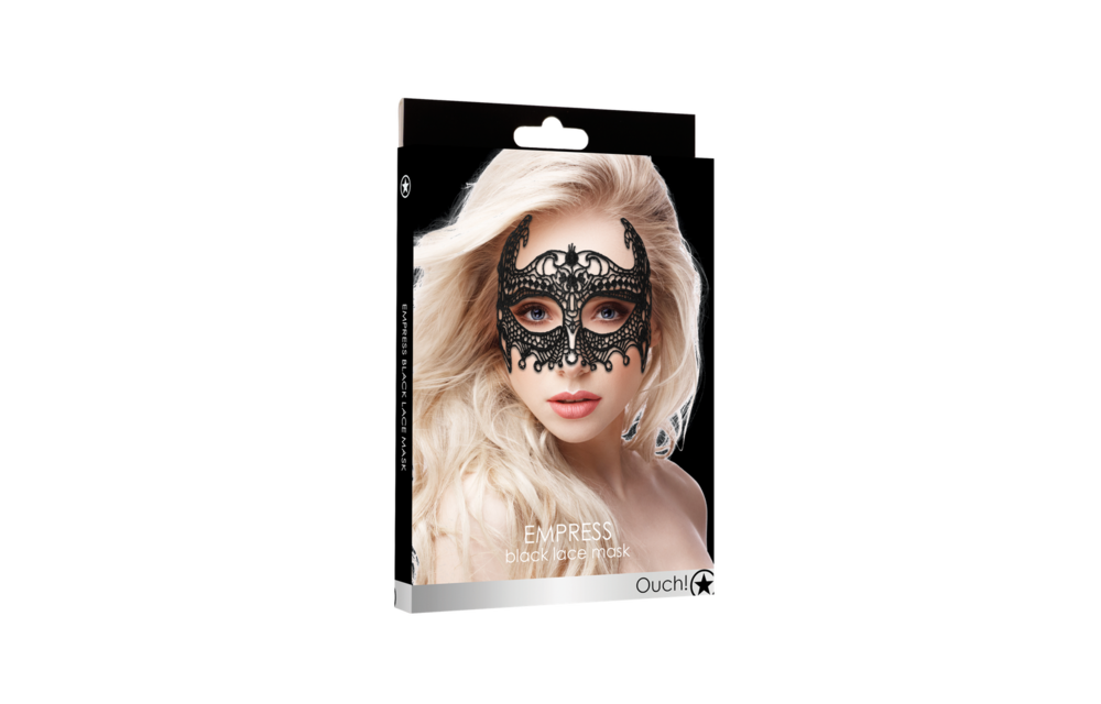 Empress Black Lace Mask – Verführerisch & bequem