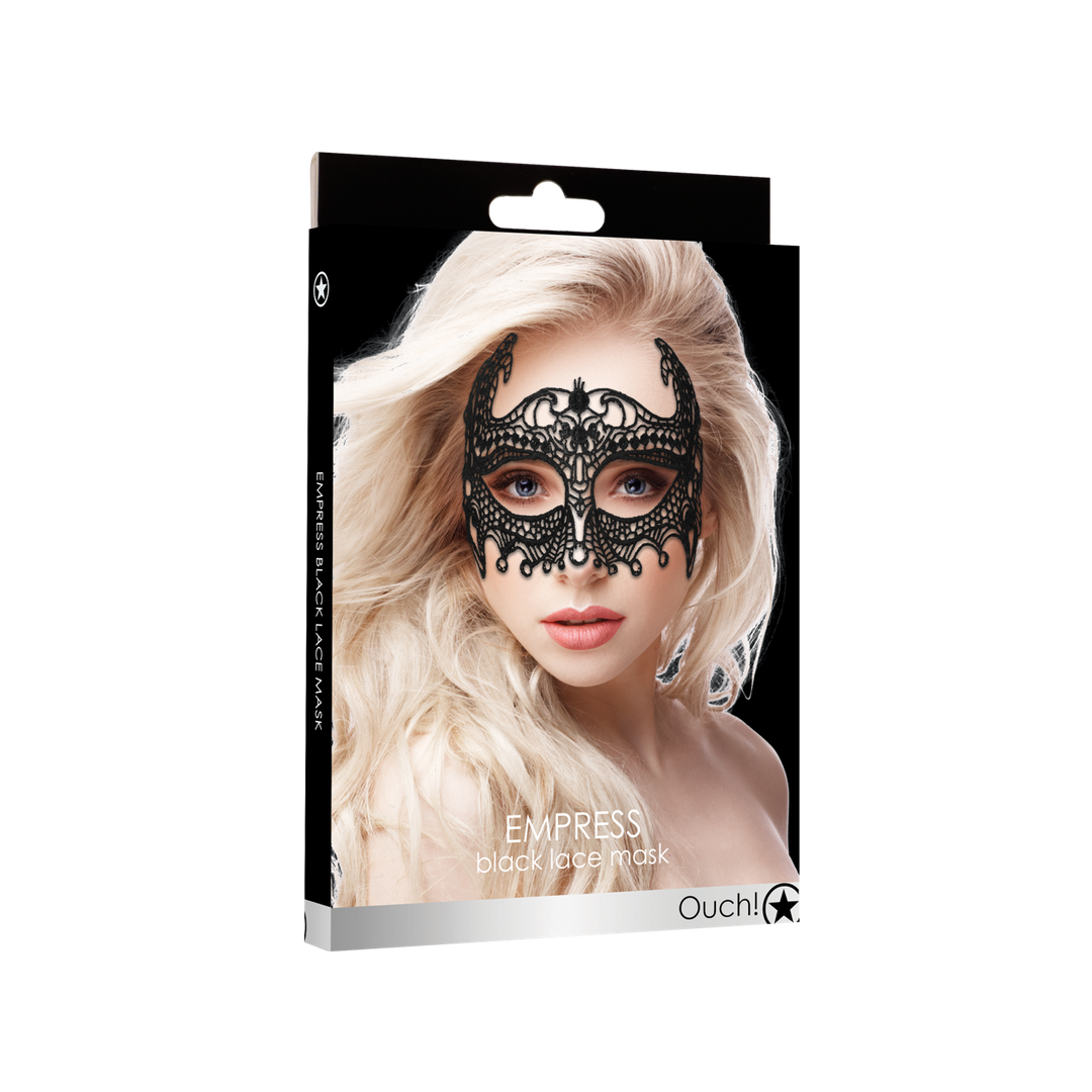 Empress Black Lace Mask - Seductive & Comfortable