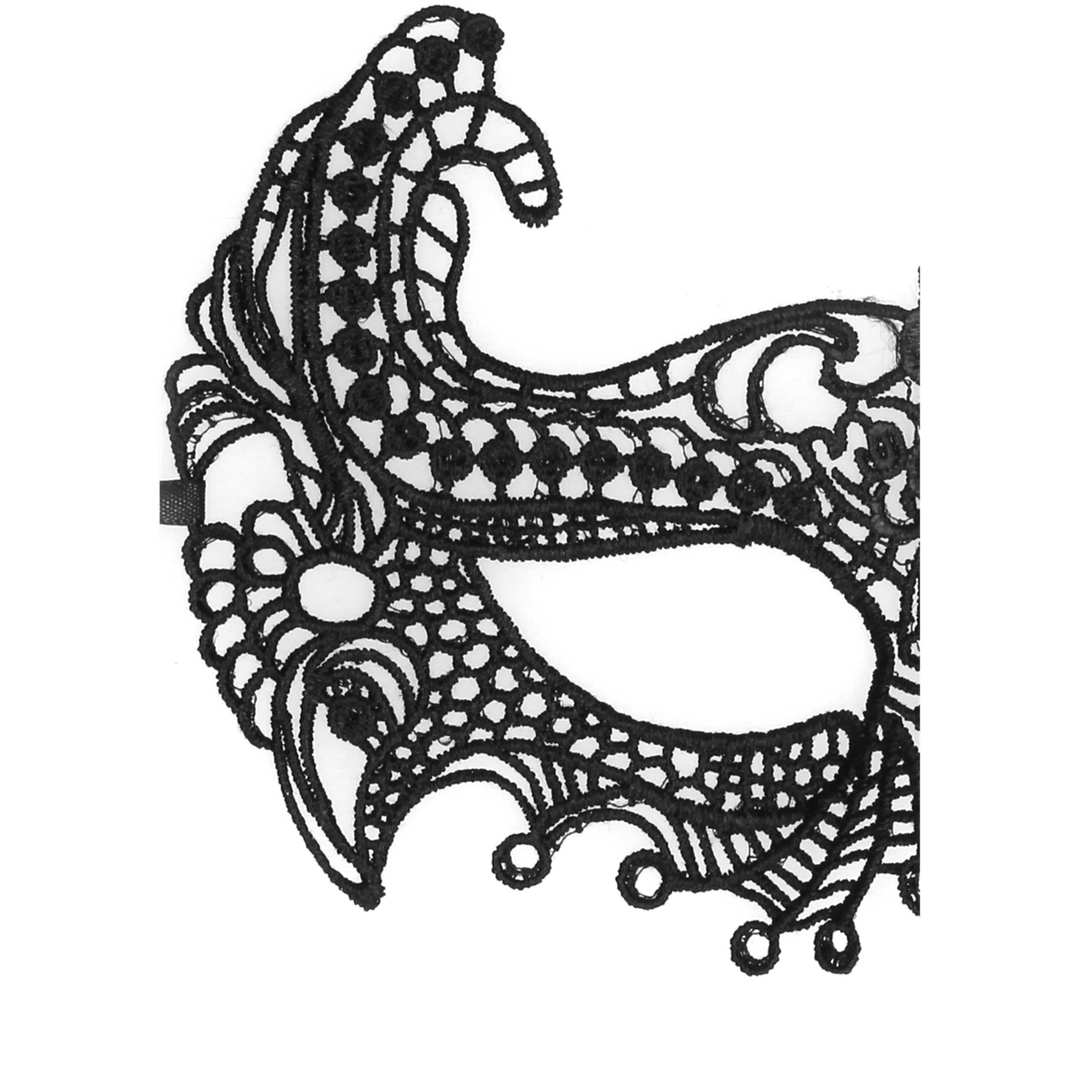 Kaiserin - Schwarze Spitzenmaske