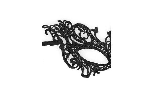 Königliche schwarze Spitzenmaske | Elegantes & verführerisches Design