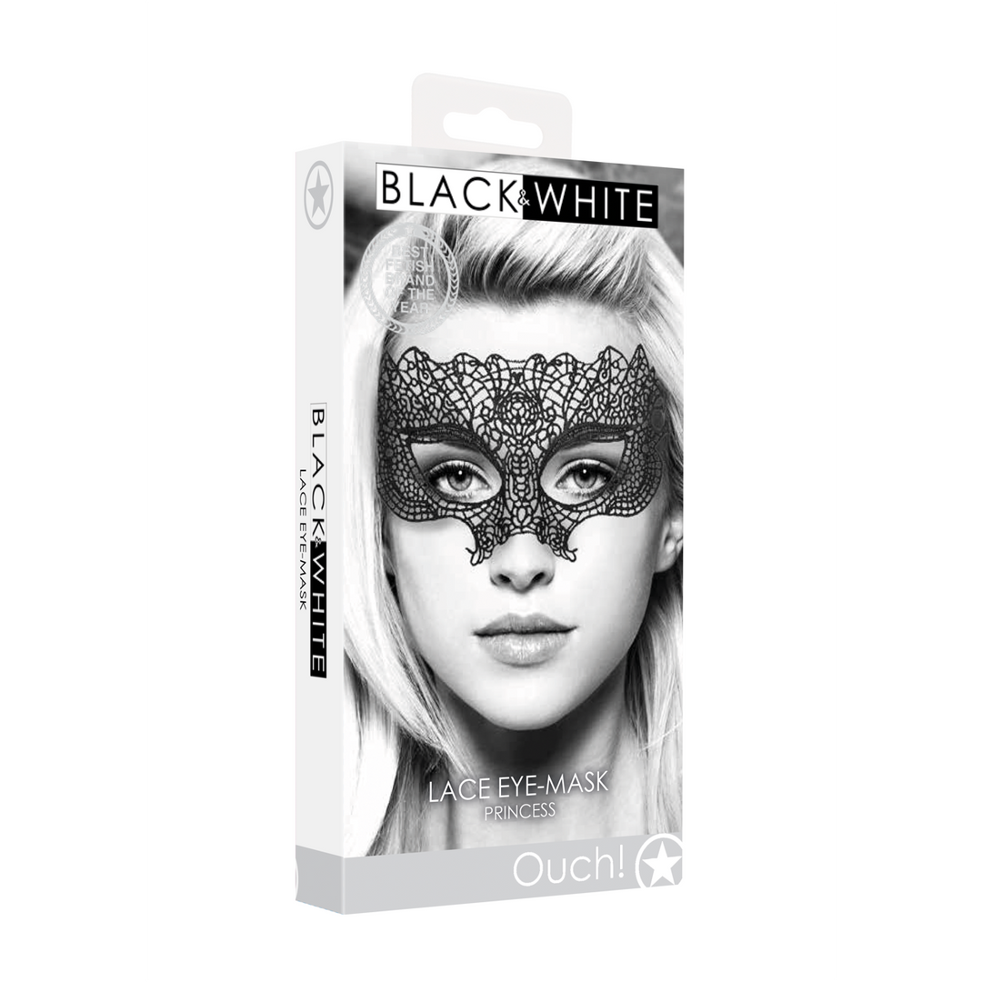 Princess Spitzenmaske Schwarz | Elegantes & bequemes Design