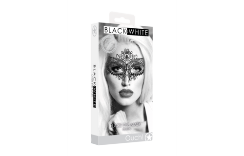 Königin Spitzenmaske Schwarz – Elegant & Bequem | Ouch!