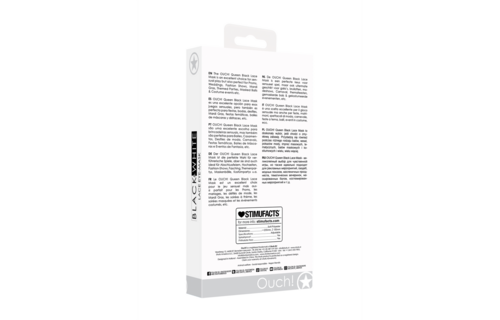 Queen Lace Mask Black - Elegant & Comfortable | Ouch!