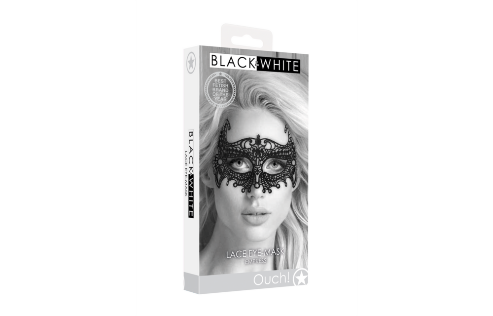 Kaiserin Spitzenmaske Schwarz | Elegante und bequeme Maske