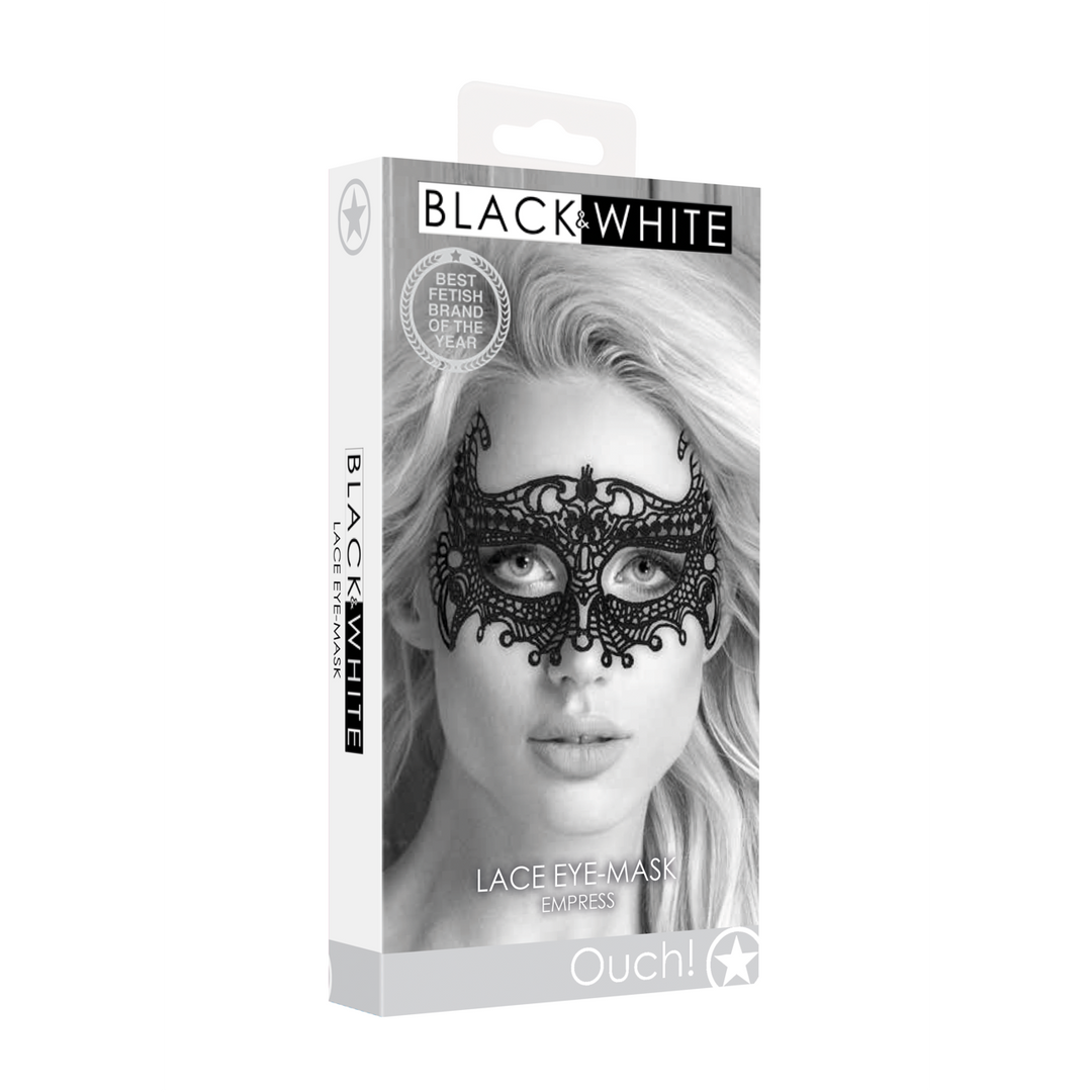 Kaiserin Spitzenmaske Schwarz | Elegante und bequeme Maske