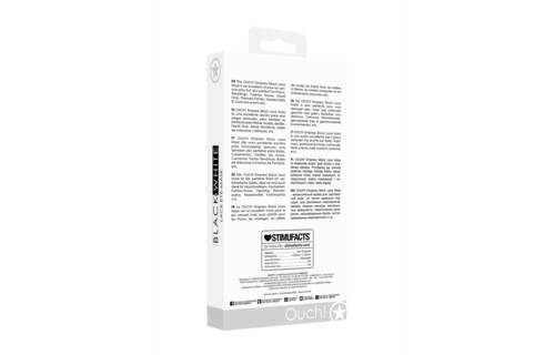 Keizerin Kantmasker Zwart | Elegant & Comfortabel Masker