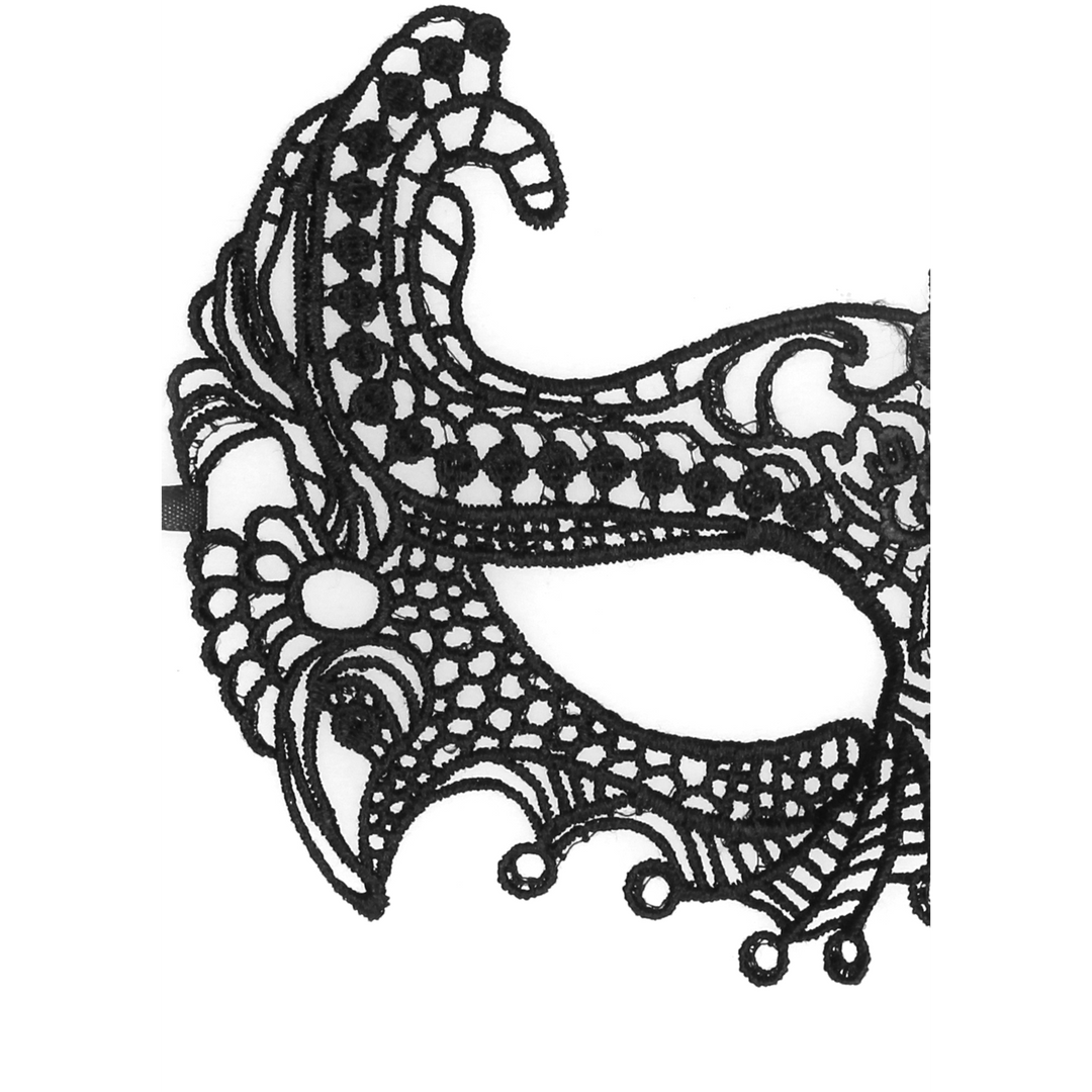 Empress Lace Mask Black | Elegant & Comfortable Mask