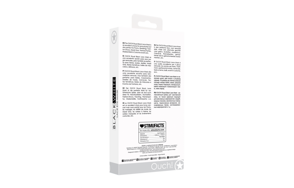 Königliche Spitzenmaske Schwarz | Stilvoll & geheimnisvoll Venedig