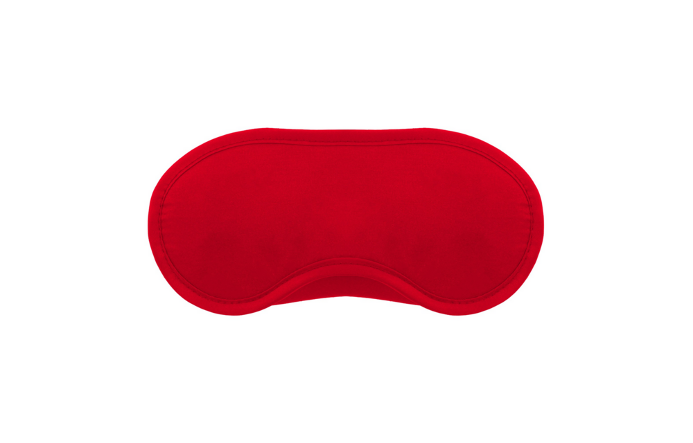 Satin Eye Masks Twin Pack Black/Red | Sensual Blindfolds