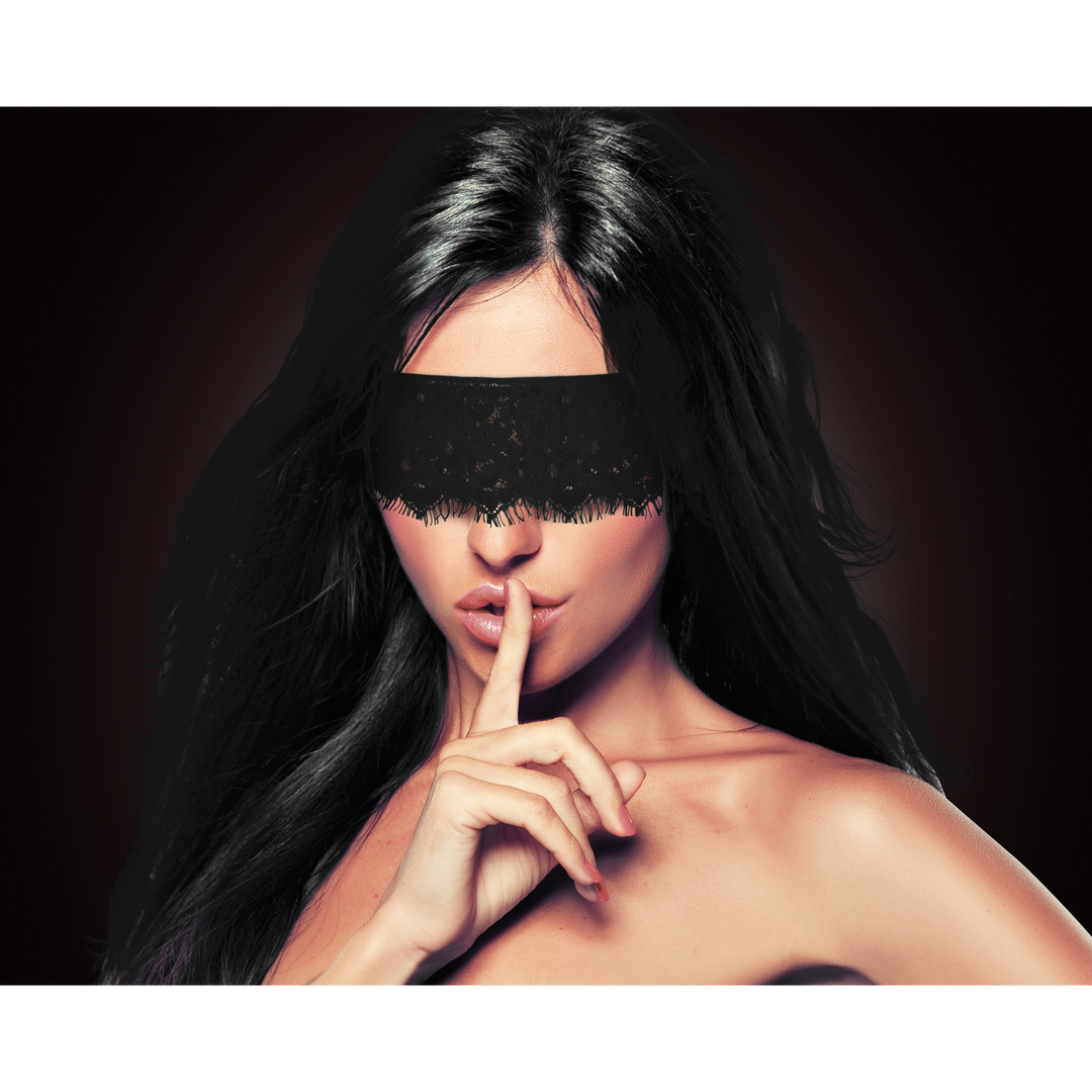 Mystery Lace Mask Black | Heighten Your Senses Now