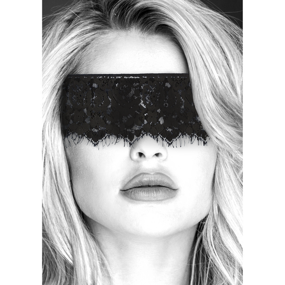 Lace Eye Mask Black | Heighten Your Senses | Ouch!
