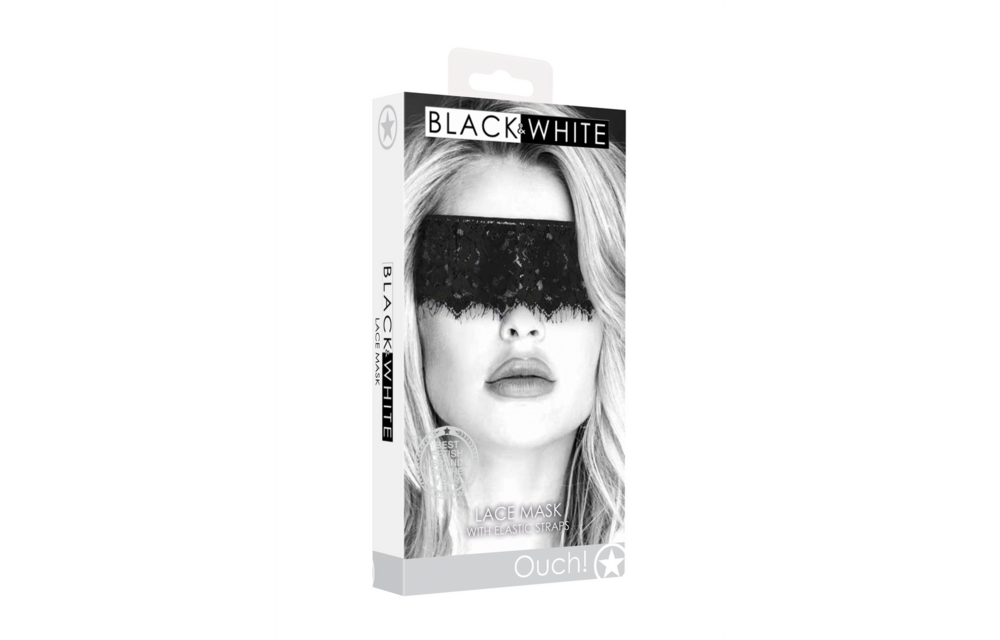 Kanten Oogmasker Zwart | Verhoog Je Zintuigen | Ouch!