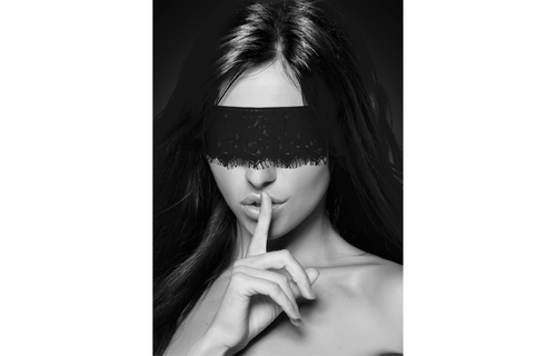 Lace Eye Mask Black | Heighten Your Senses | Ouch!