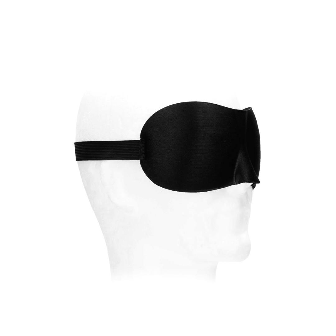 Satijnen Curvy Oogmasker – Sensuele Spanning & Comfort