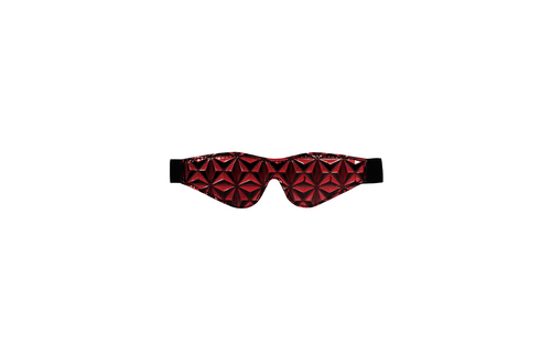 Faux Leather Eye Mask Red | Stylish & Comfortable Kinky