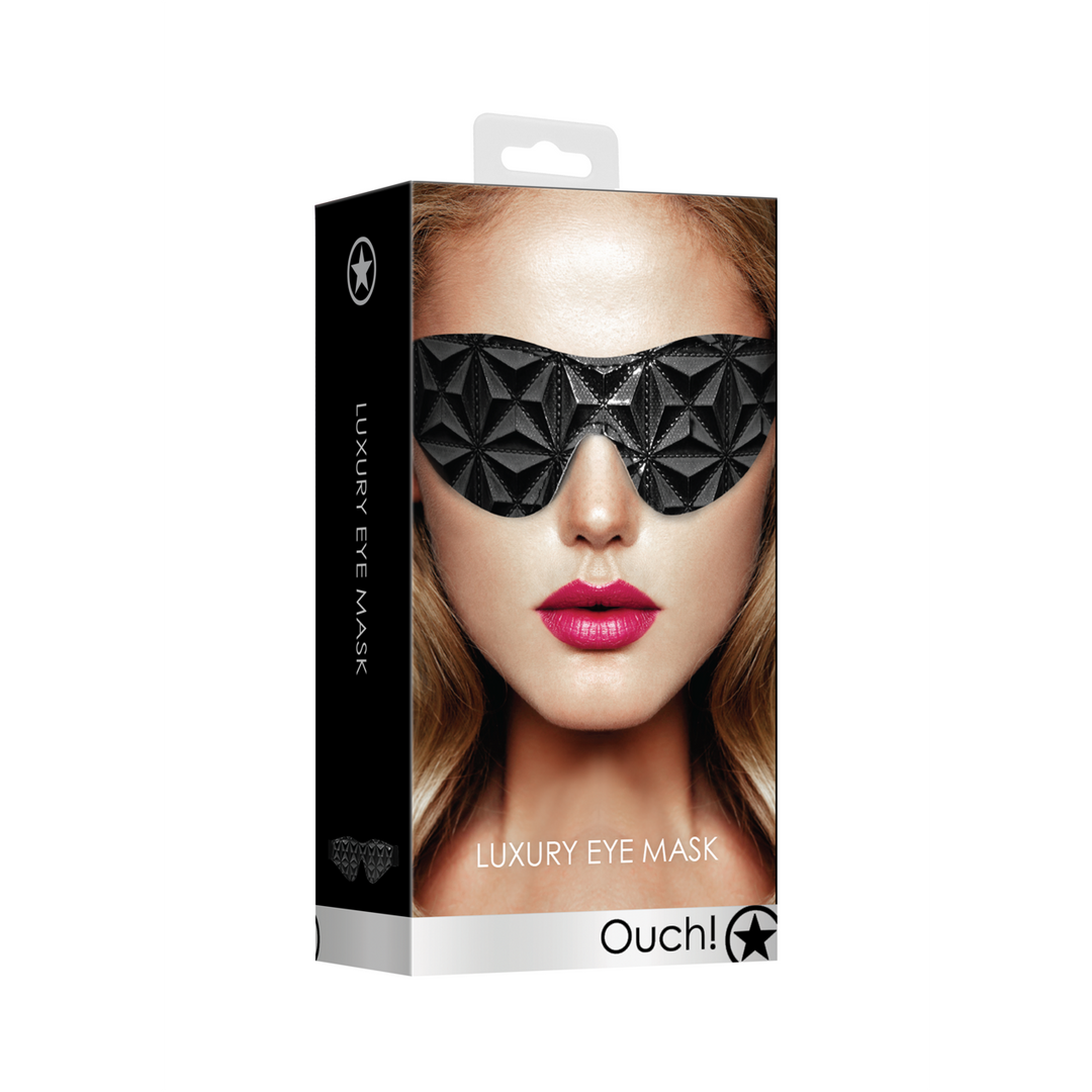Stijlvol Oogmasker Kunstleer - Spanning & Sensatie 19,5 Cm