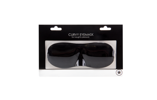 Curvy Eye Mask Black – Mysterious & Comfortable Fun