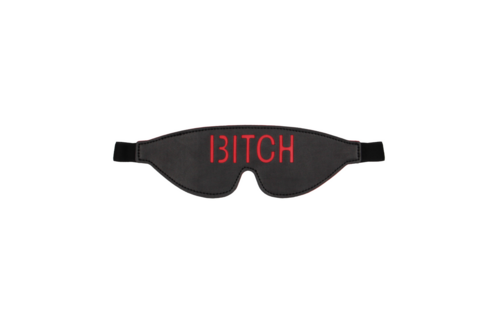 Blinddoek Bitch Leren Oogmasker – Stijlvol & Spannend